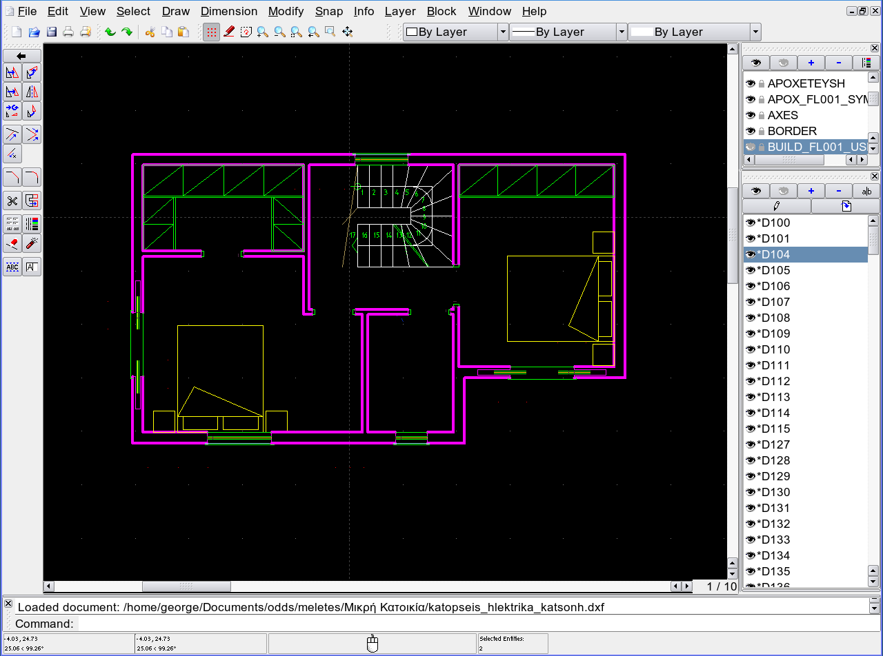 Drawing Simple Basic House Wiring Diagram from ewcad.sourceforge.net